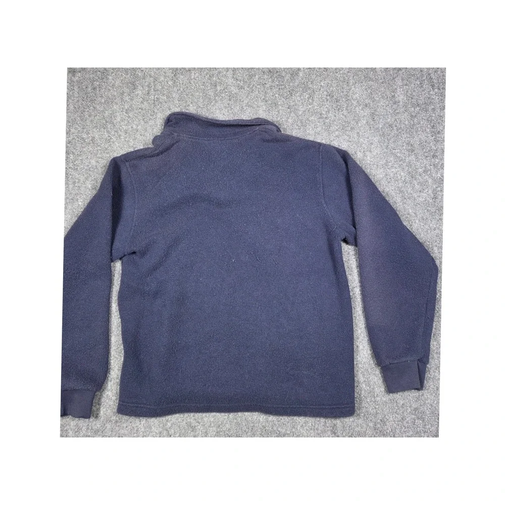 Vintage Y2K Disney California Adventure Fleece Pullover Large Navy Blue 2001 USA